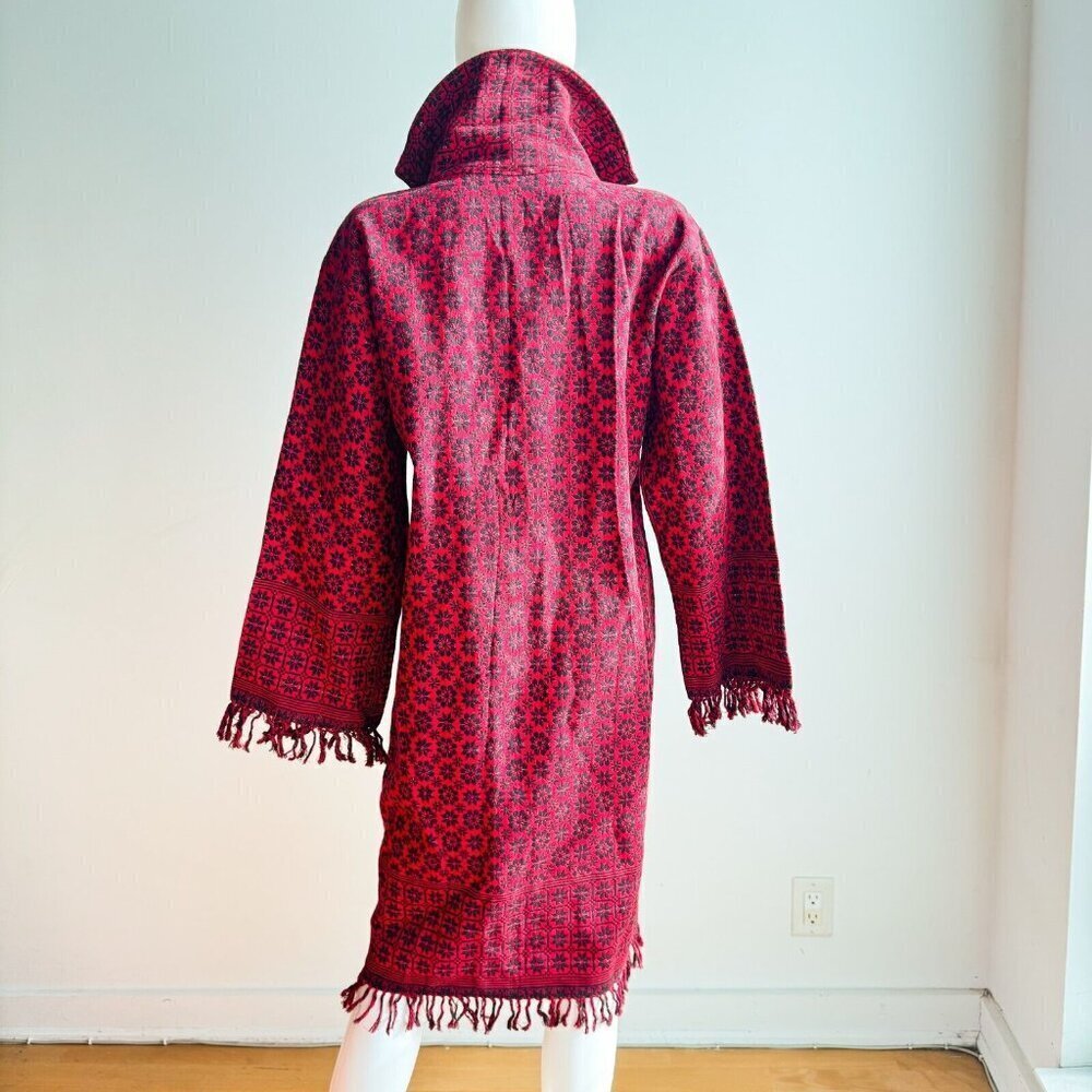 Vintage Ethnic Unique Floral Print Jacket M - Picture 8 of 9